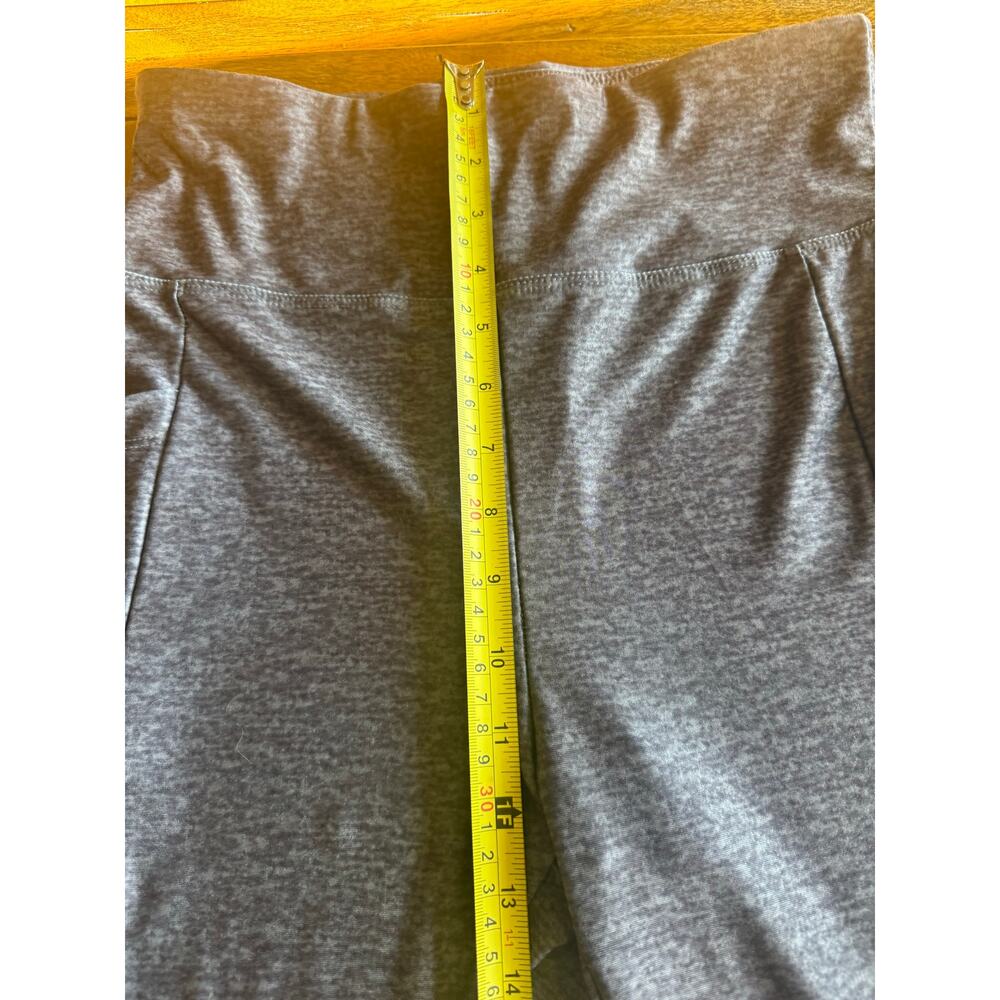 Zone Pro Women's M Gray Marled High Waist Leggings Side Pockets - Picture 7 of 8
